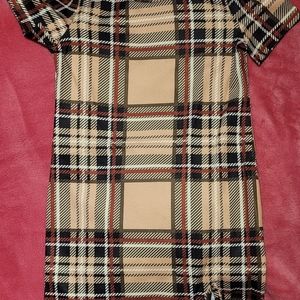Shein Toddler Girls Tartan Print dress size 4Y